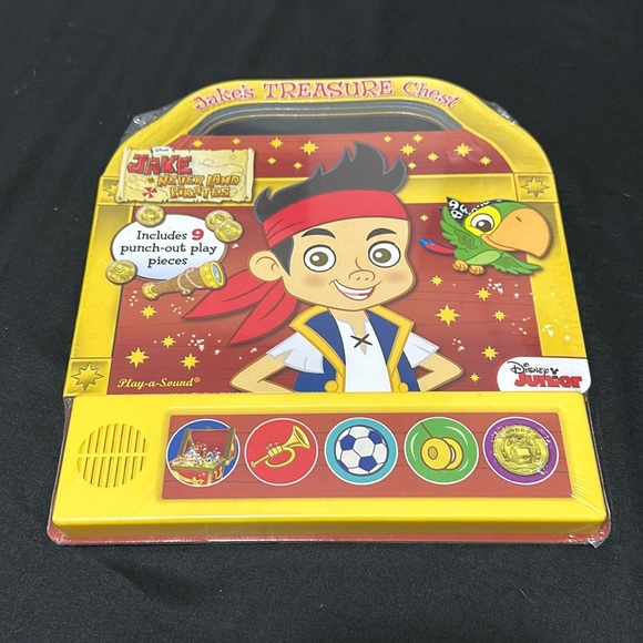 Disney Other - Jake and the Neverland Pirates Jake’s Treasure Chest Play-A-Sound Activity Book